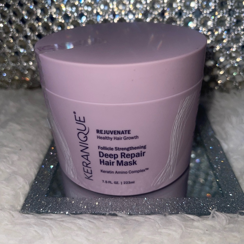 Keranique Rejuvenate Deep Repair Hair Mask – Lavender Pink